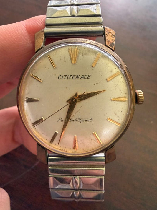 Citizen ACE 21石 Manual Men's Watch — Japanese