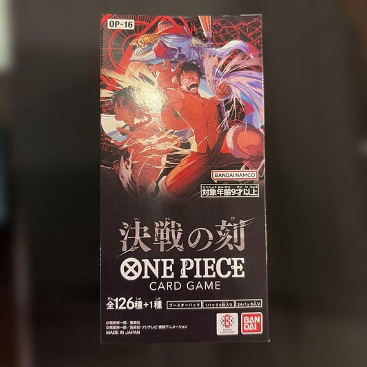 One Piece One Piece Card Game: Moment of Decisive Battle Box — OP-16 — Japanese