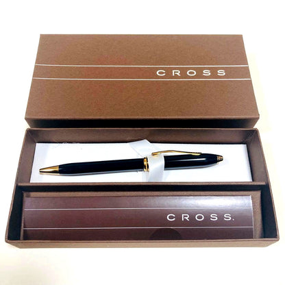 Cross ballpoint pen in used condition with minor age-related wear and discoloration