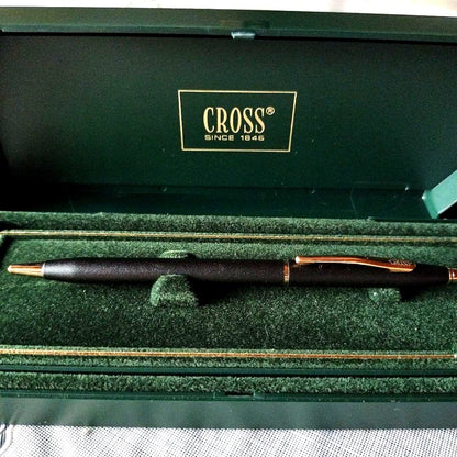 Cross Classic Century Ballpoint Pen Model 2502 CLB BP black and gold with case and instructions