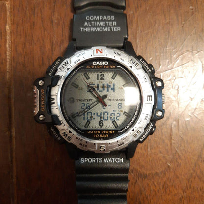 CASIO PROTREK Digital Men's Watch — Japanese