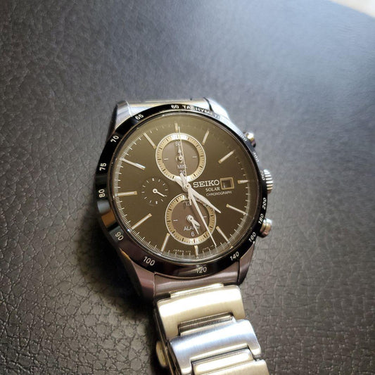 SEIKO SBTR009 Solar Men's Watch — Japanese
