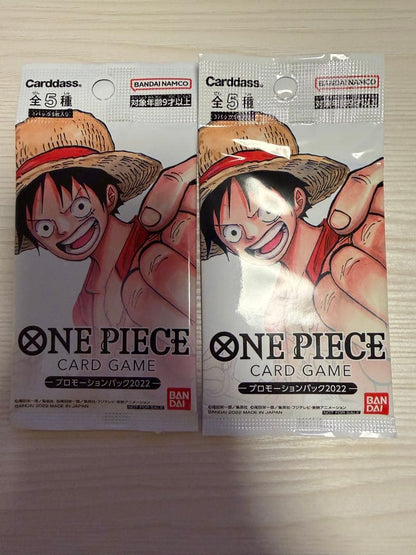 One Piece One Piece Card Promotion Pack 2022 2 Pack Pack — Japanese
