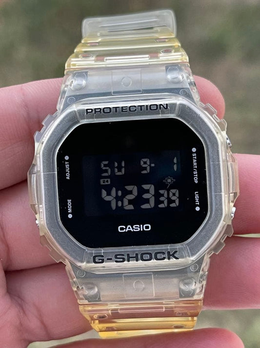 CASIO G-Shock Clear Digital Men's Watch — Japanese