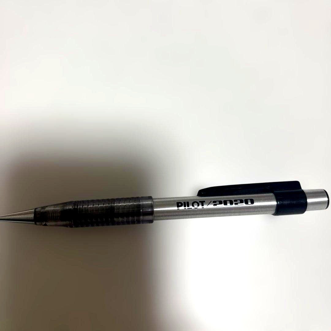 Pilot 2020 mechanical pencil transparent skeleton design with visible dirt and small scratches