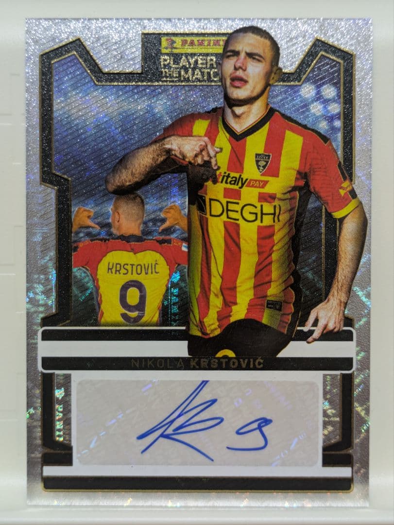 Nikola Krstovic Autograph PANINI SERIE — Japanese