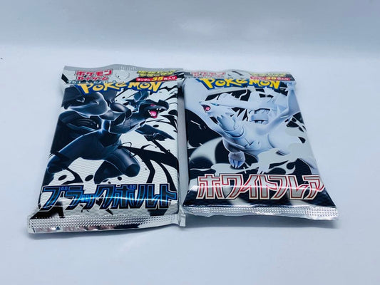 Pokemon Unopened White Flare, Black Bolt Deluxe Pack x1 each Pack — Japanese