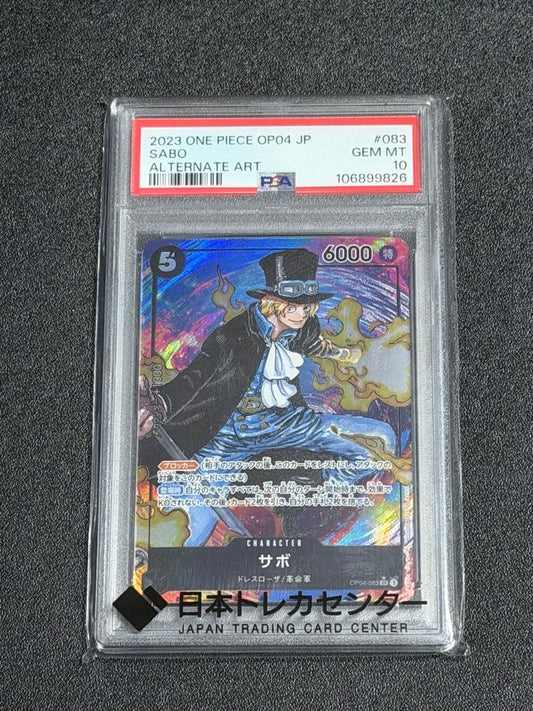 PSA 10 One Piece Sabo SR — Japanese