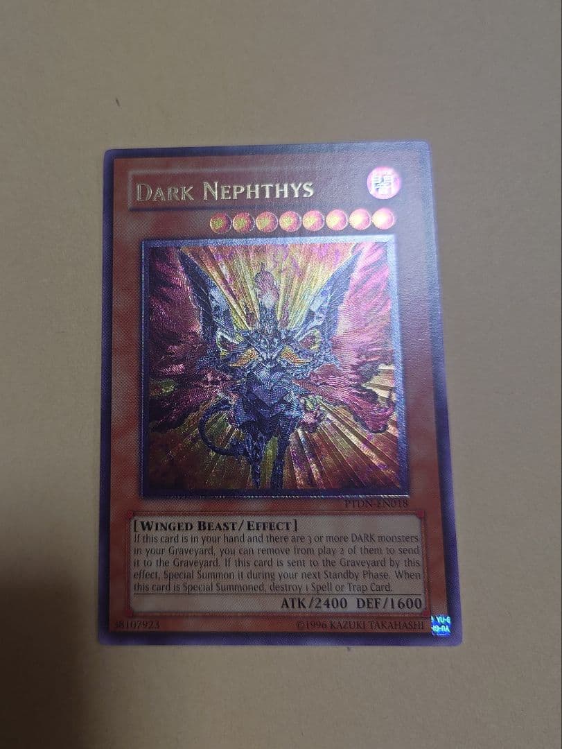Yu-Gi-Oh Dark Nephthys — English