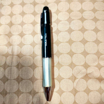 PILOT Dr. Grip 1+1 multi-function pen with black ink and 0.5mm mechanical pencil, 14.5 cm length