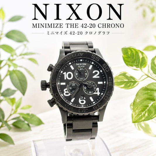 NIXON Minimize 42-20 Chronograph 200m Quartz Men's Watch — Japanese