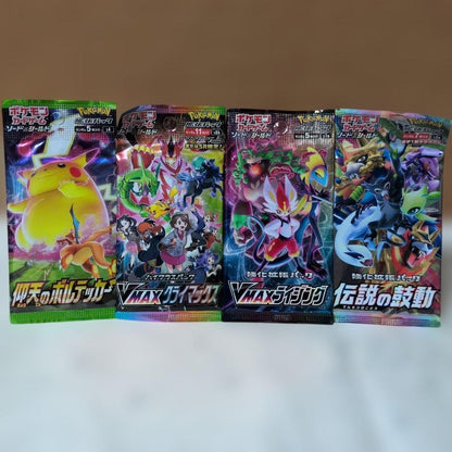 Pokemon Pokémon Card Pack 4 Types: Legendary Pulse, Astonishing Volt Tackle Vmax Climax Pack — Japanese