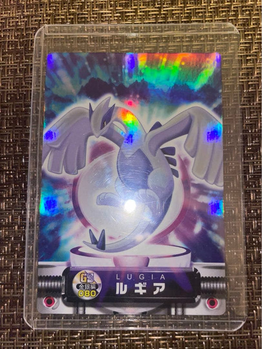 Bandai Advance Generation Pokemon Card Dais Lugia Holo 080 Gold Silver Index Card used condition