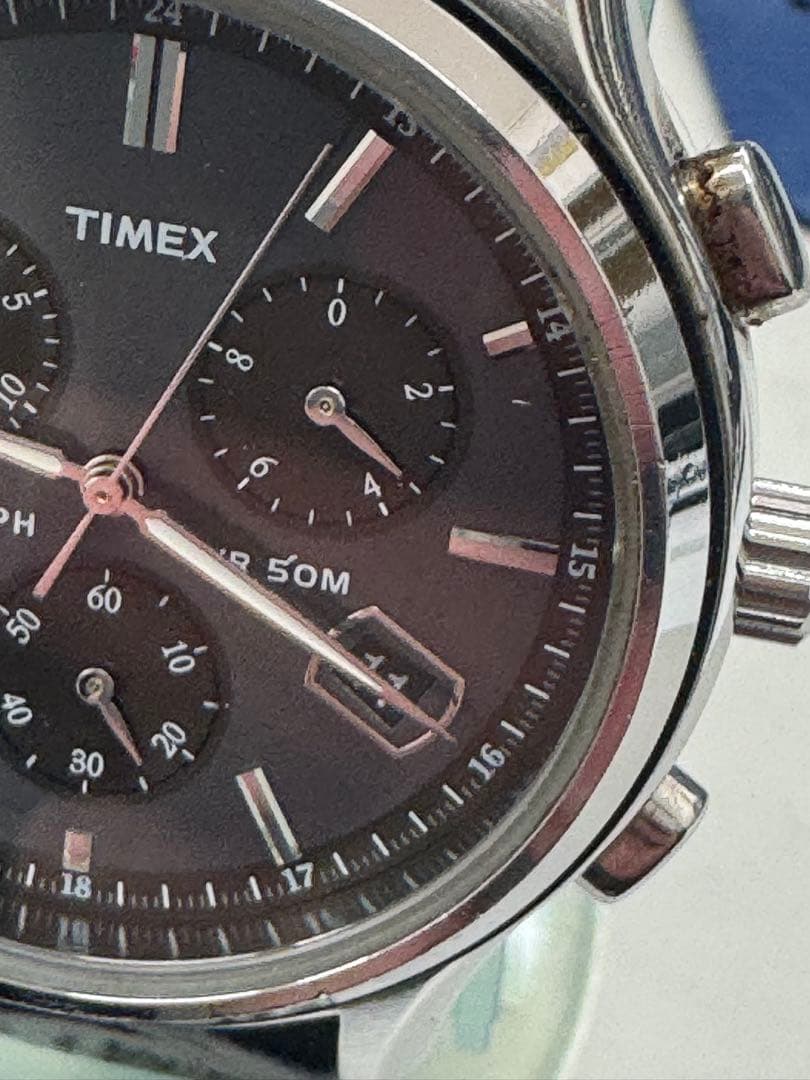 TIMEX Chronograph 50M Quartz Men's Watch — Japanese