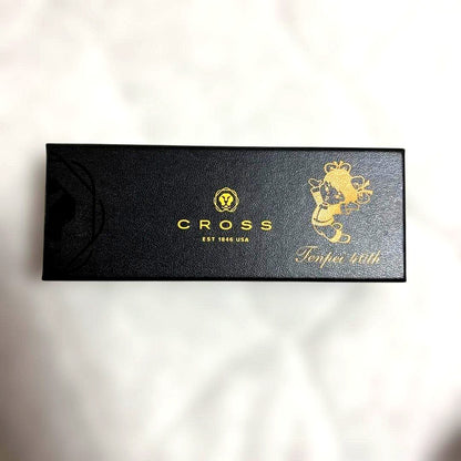 CROSS Tenpai 40th ballpoint pen in black metal with a 133mm sleek body