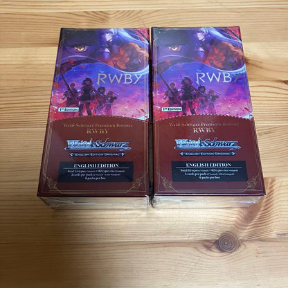 Weiss Schwarz RWBY Weiss Schnee Premium Booster Box 2pcs Box — Japanese