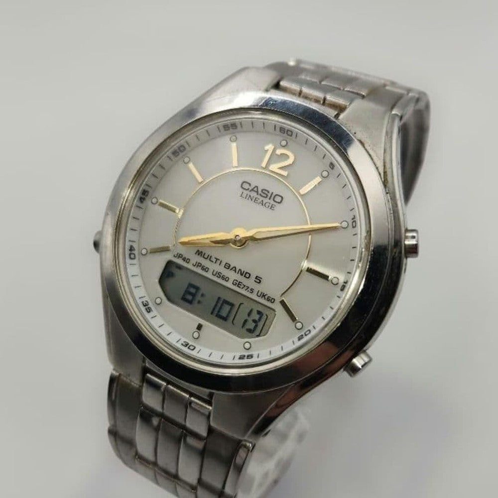 CASIO Lindeage W753 Solar Men's Watch — Japanese