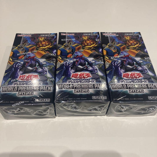 Yu-Gi-Oh Yu-Gi-Oh! World Premiere Pack 2026 Box — Japanese