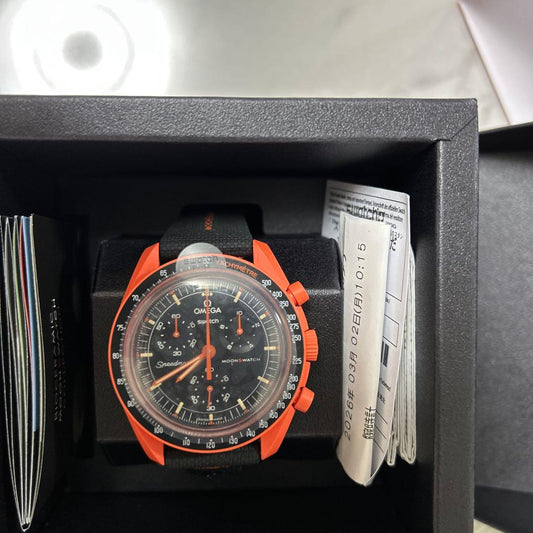 swatch Moon Earth Lava Men's — Japanese