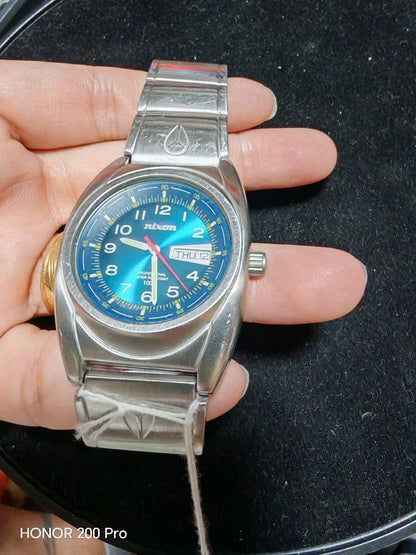 NIXON Hand-Winding Steel Manual Men's Watch — Japanese