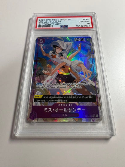 PSA 10 One Piece Miss All Sunday SROP — SROP04-064 — Japanese