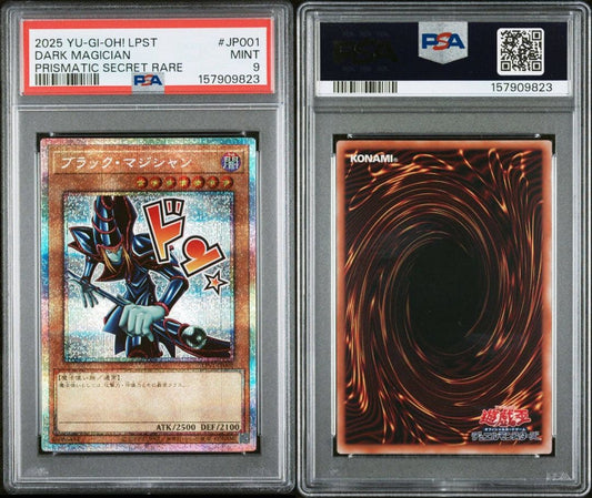 PSA 10 Yu-Gi-Oh Black Magician Stamp Edition Prizma — Japanese