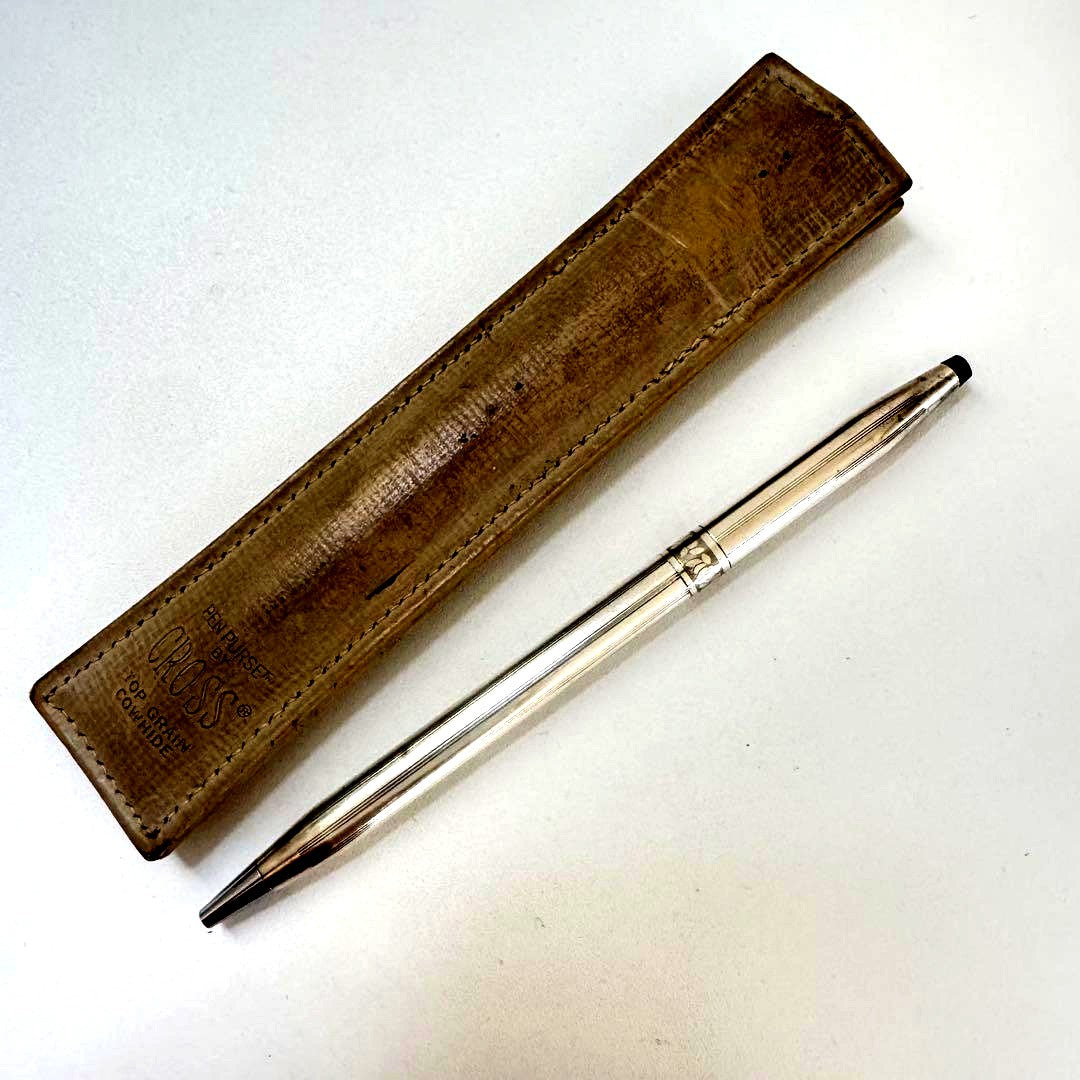 Cross Classic Century sterling silver vintage ladies pen with twist mechanism and clipless design