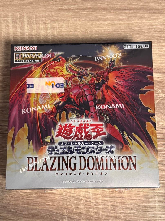 Yu-Gi-Oh Yu-Gi-Oh! OCG BLAZING DOMINION Box — Japanese