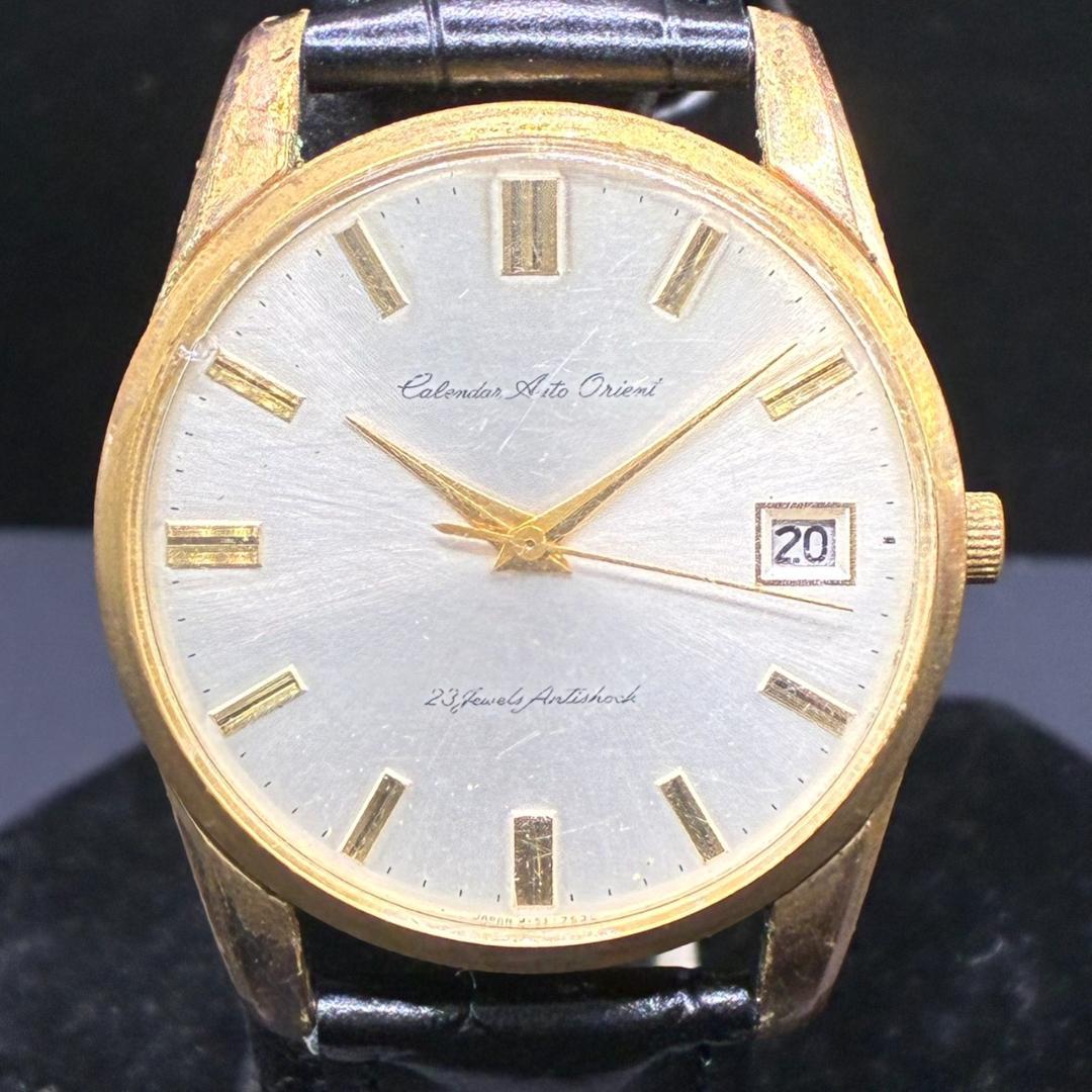 ORIENT 多石 37mm デイト Automatic Men's Watch — Japanese