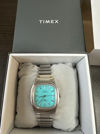 TIMEX Reissue 1983 Ottomanic Turquoise Automatic Men's Watch — Japanese