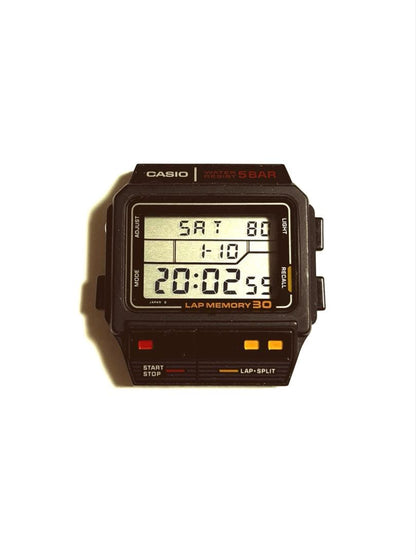 CASIO SDB-300W Digital Men's Watch — Japanese