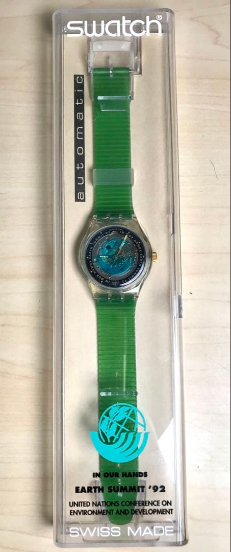 swatch Earth Summit 92 Automatic Men's — Japanese