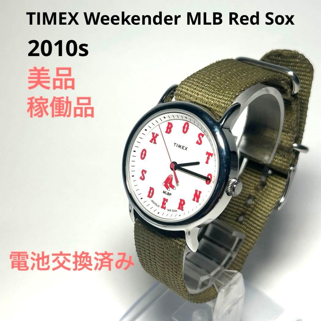 TIMEX Weekender MLB Red Sox Quartz Men's Watch — Japanese