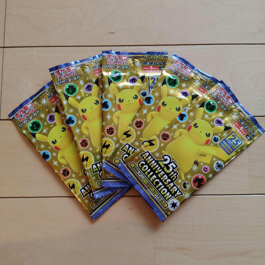 Pokemon Pokemon Card 25th Anniversary Collection 5 Pack Pack — Japanese