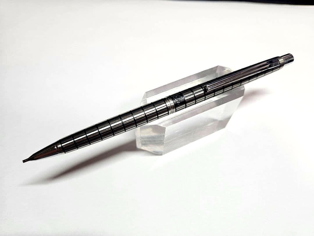 Pilot Elite mechanical pencil featuring a distinctive square pattern design, discontinued model