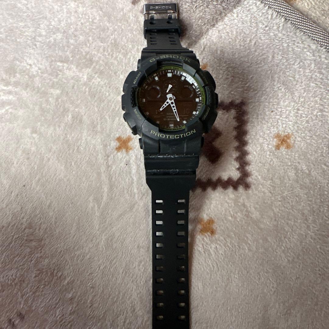 CASIO GA-100 Digital Men's Watch — Japanese
