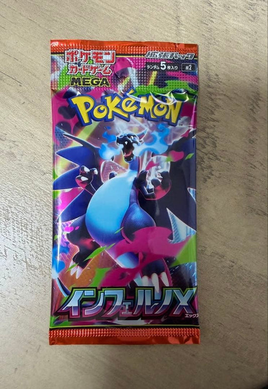 Pokemon Inferno X 1 Pack Pack — Japanese