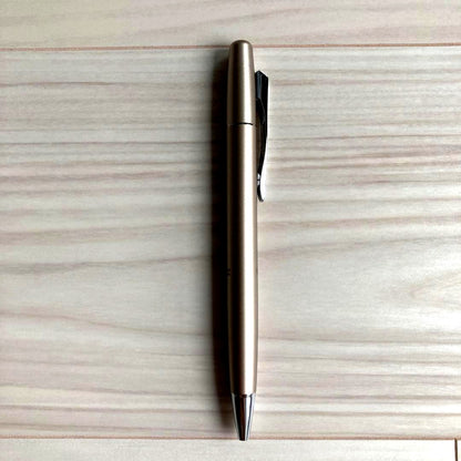 PILOT Frixion Point Knock Biz pen with red 0.4mm refill, used condition showing slight scratches