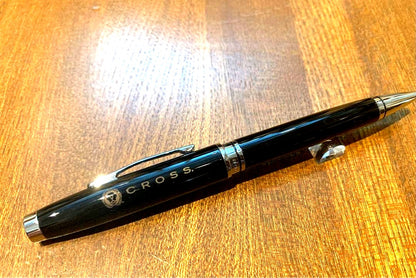 Casio Cross Logo Ink Pen ballpoint pen in used excellent condition with sleek design