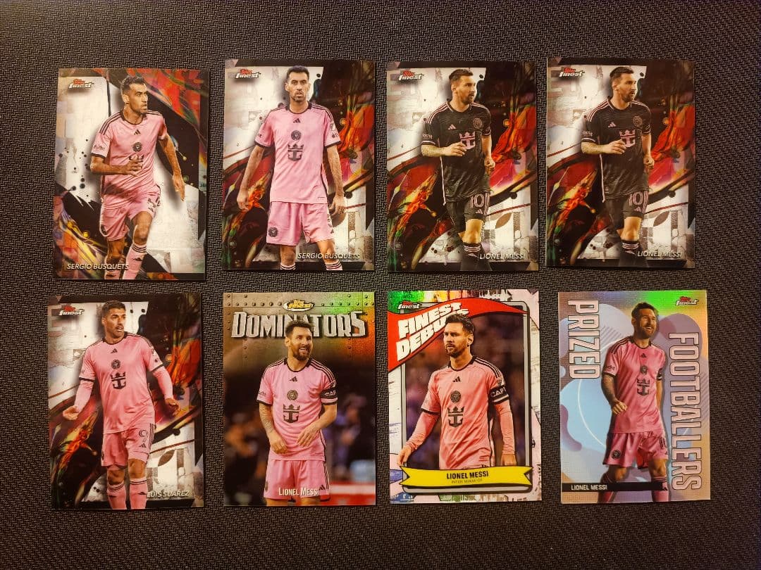 Messi, Suárez, Busquets 8-card Set — Japanese