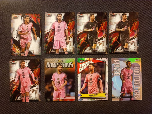Messi, Suárez, Busquets 8-card Set — Japanese