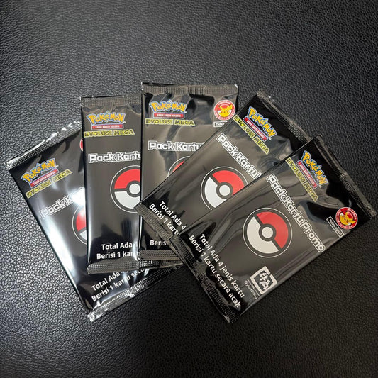 Pokemon Overseas Limited Bullhorn Collaboration Pokémon Card Unopened Pack 5-Piece Set Pack — Japanese