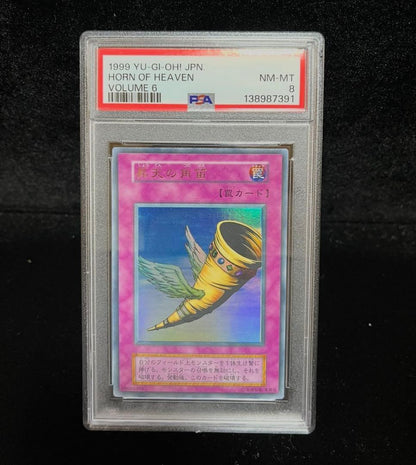 PSA 10 Yu-Gi-Oh Horn of Heaven — Japanese