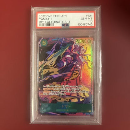 PSA 10 One Piece Yamato — OP01-121 — Japanese
