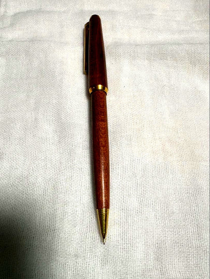 PILOT 0.5 CUSTOM mechanical pencil made of Japanese Zelkova wood with a 0.5mm lead tip