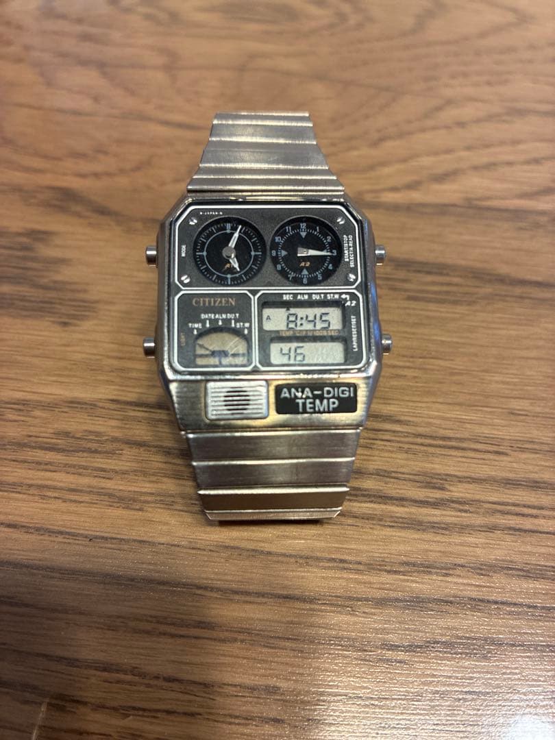 Citizen ANA-DIGI TEMP Digital Men's Watch — Japanese