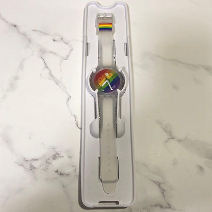 swatch STRIPE FIERCE 2022 (232) Quartz Men's — Japanese