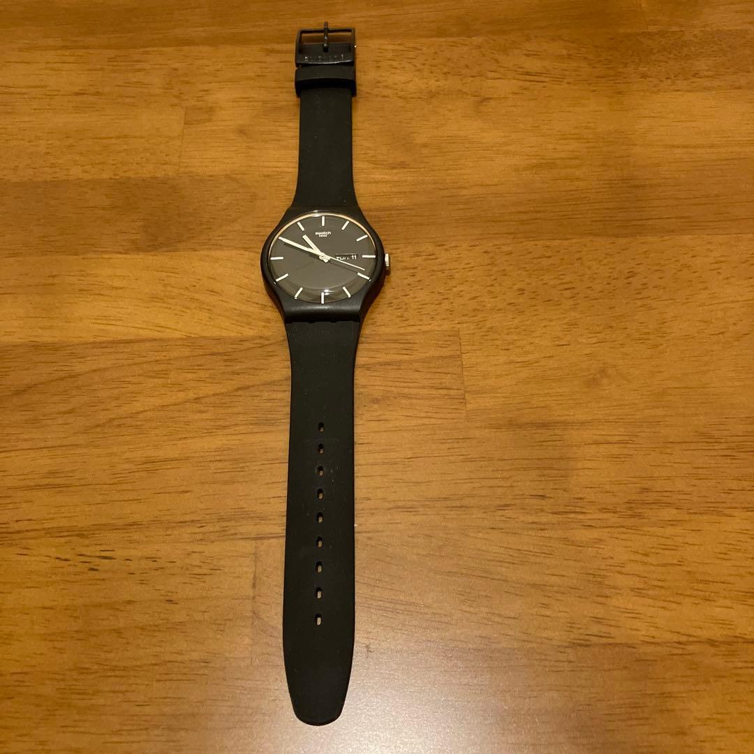 swatch ブラック Quartz Men's — Japanese