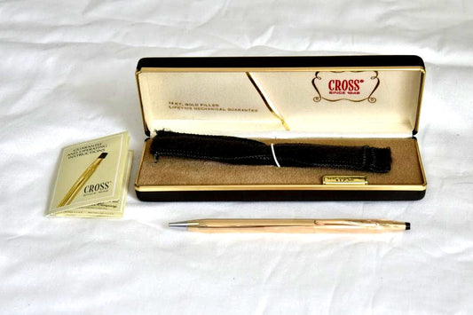 CROSS Classic-century ballpoint pen No.1502 with 14KT gold filled finish made in Japan