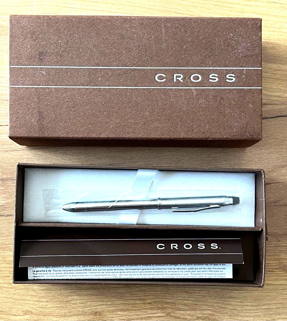 Cross Tech3 multi-function pen with black and red ink and mechanical pencil in original packaging